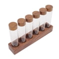 thumbnail image 1 of Tábos de Vidrio para Almacenamiento de Granos de Café, Restientes de Almacenamiento de Granos de Café de Dosis única Con Soporte de de Nogal, PARA CAFETERÍA, COCINA CASERA, 1 of 7