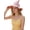Pink, variant on Hat Multicolor Knit Breathable Wide Brim Foldable Pointed Cap for Women Christmas Costume