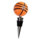 thumbnail image 5 of Tapón de botella, novedoso, deportivo, con forma de balón, corcho de vino, de metal, a prueba de fugas, reutilizable, regalo Baloncesto, 5 of 9