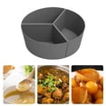 thumbnail image 2 of Revestimiento De Olla De Cocción Lenta 3 unids/set cocina Crock-pot Liners reutilizable silicona olla de cocción lenta divisores (gris) Ehuebsd Libre de BPA, 2 of 8
