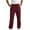 Wine, variant on Havenre Men's Yoga Sweatpants Open Bottom Lightweight Cinch Bottom Sweat Pants Drawstring Athletic Lounge Pants with Pockets Gray M