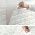 thumbnail image 2 of White Brick 3D Wall Panels Peel and Stick Wallpaper for Living Room Bedroom Background Wall Decoration, 2 of 6