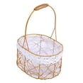 thumbnail image 3 of Cesta de regalo de boda con asa, cesta de pétalos para picnic, dormitorio, despedida de soltera 16cmx22cmx29.5cm, 3 of 9