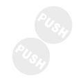 thumbnail image 1 of VERDANVERSE 2Ud Calcomanías Redondas Push Pull Para Puertas De Acrílico Y Fácil Aplicación, 1 of 8