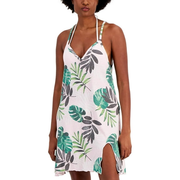 Miken Womens Juniors Summer Floral Print Cover-Up