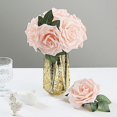 thumbnail image 3 of BalsaCircle 24 Blush 5" Foam Roses Artificial Flower Stems Wedding Party DIY Favors Centerpieces Decorations, 3 of 8