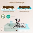 thumbnail image 4 of Cama ortopédica para perros EHEYCIGA, impermeable, viscoelástica, XL, color salvia, 4 of 9