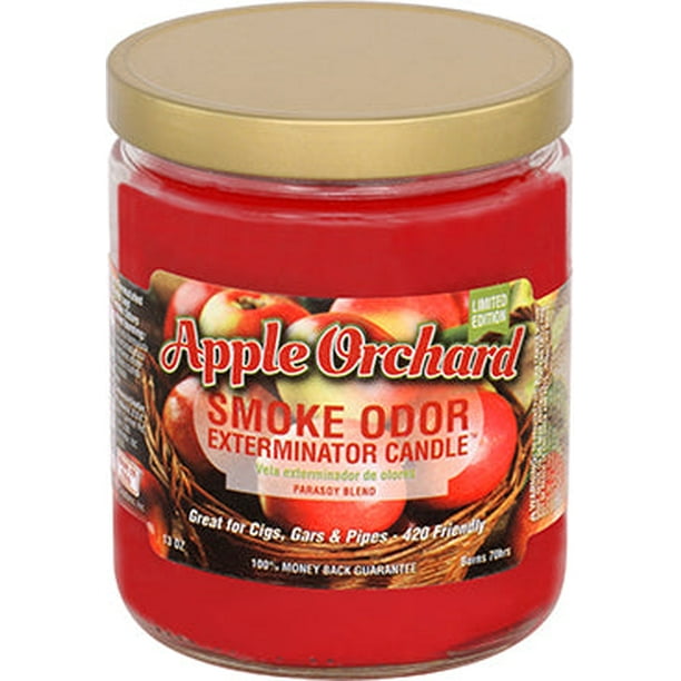 Smoke Odor Exterminator Candle 13oz jar, LIMITED EDITION Apple Orchard