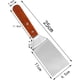 thumbnail image 4 of Raspador de borde inclinado para parrilla de hoja de acero inoxidable, mango de madera para servicio de alimentos, suministros de limpieza, cocina para barbacoa, restaurantes Xemadio WMJ-0212, 4 of 7