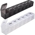 thumbnail image 1 of Extra Large Pill Box 2 Pcs Xl Weekly 7 Day Large Capacity Pill Box Jumbo, 1 of 5