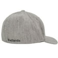 thumbnail image 2 of Badlands Gray on Gray Hat FlexFit Logo Sm/Md, 2 of 2