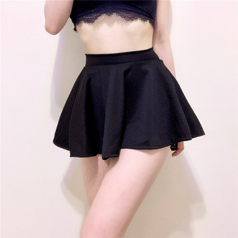 Black dance cheap skater skirt