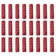 thumbnail image 1 of Uxcell 24Pcs Puntas de cordones, Aglets de aleación de 23mm para reemplazo de tapas de extremos de cuerdas de zapatos para DIY, Rojo, 1 of 6