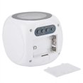 thumbnail image 1 of LCD Projection LED Display Time Digital Alarm Clock Talking Voice Prompt Snooze (White), 1 of 5