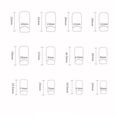 thumbnail image 6 of Press On Nails Short Square French Nude – Solid Color Fake Nails, 4 Boxes Set,Easy Press-On Application, Suitable for Daily Wear, Work and Casual Use, 6 of 9