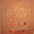 thumbnail image 1 of Árbol de luz con 108 LEDs y ramas regulables, control táctil, decoración luminosa para dormitorio, fiestas, navidad, etc. Rojo Verde, 1 of 5
