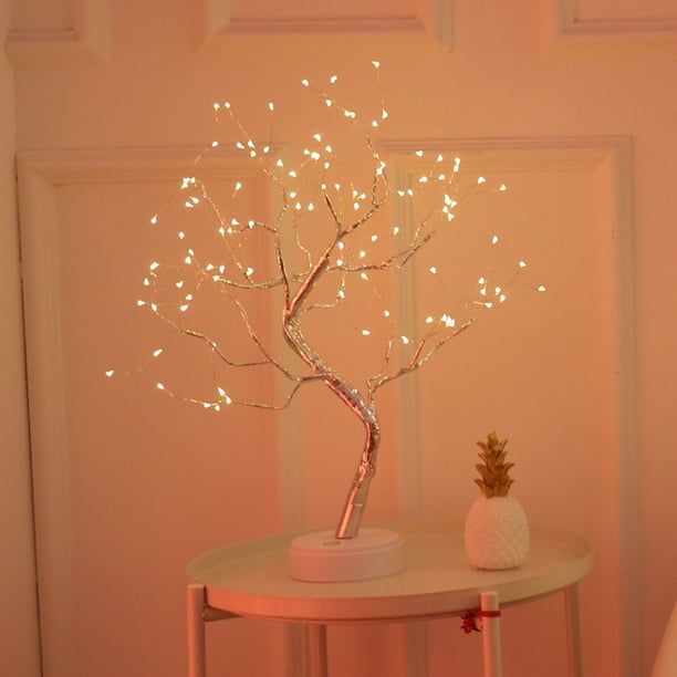 ShenMo Arbre lumineux avec 108 LED et branches réglables, contrôle tactile,  décoration lumineuse pour chambre, fêtes, Noël, etc. 