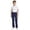 Navy, variant on LILIYA Girls Boys School Uniform Pants Elastic Zipper Style Adjustable Waist Dress Pants with Pockets Straight Leg Trousers for Kids & Youth