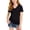 Black, variant on CPNG Boys Girls Casual Cotton T Shirt Solid Color Short Sleeve V Neck T Shirt Summer Comfortable Tees Tops(White,13-14 Years)