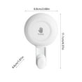 thumbnail image 3 of Gancho adhesivo fuerte, sin perforaciones, para ropa de casa, baño, cocina, gancho adhesivo, resistente, que no deja marcas, para colgar en la pared., 3 of 6