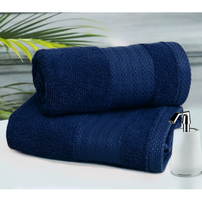 Utopia Towels - Bath Towels Set, Navy Blue - Luxurious 700 GSM 100% Ring Spun Cotton - Quick Dry, Highly Absorbent, Soft Feel Towels, Perfect for