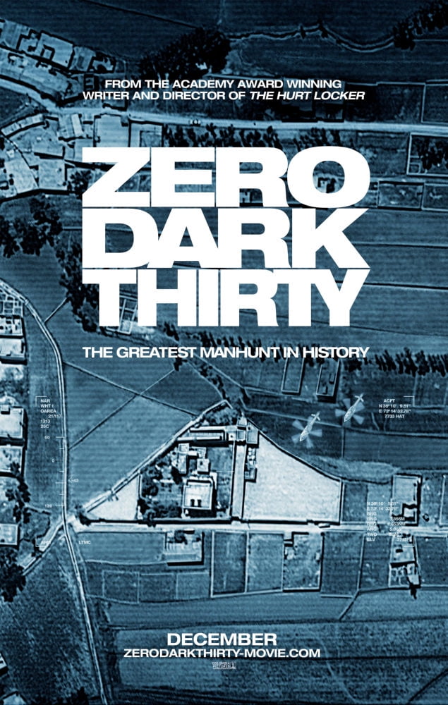 Zero Dark Thirty Poster Wall Art 12x16 Print on Metal Sign 12in x 16in