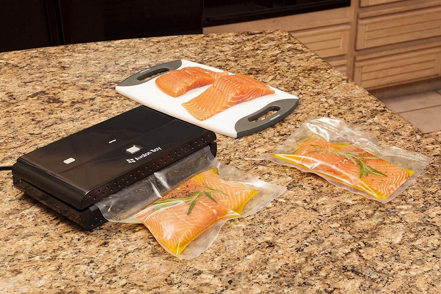 Avalon Bay FoodSealer100B 150W Kitchen Vacuum Sealer for Food Storage