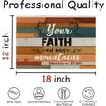 thumbnail image 2 of Christian Bible Verse Placemats Set of 4,Farmhouse Religious Christian Inspirational Scripture Table Mats Place Mats for Kitchen Dining Table Decoration 12x18 Inch,Christian Home Decor, 2 of 5
