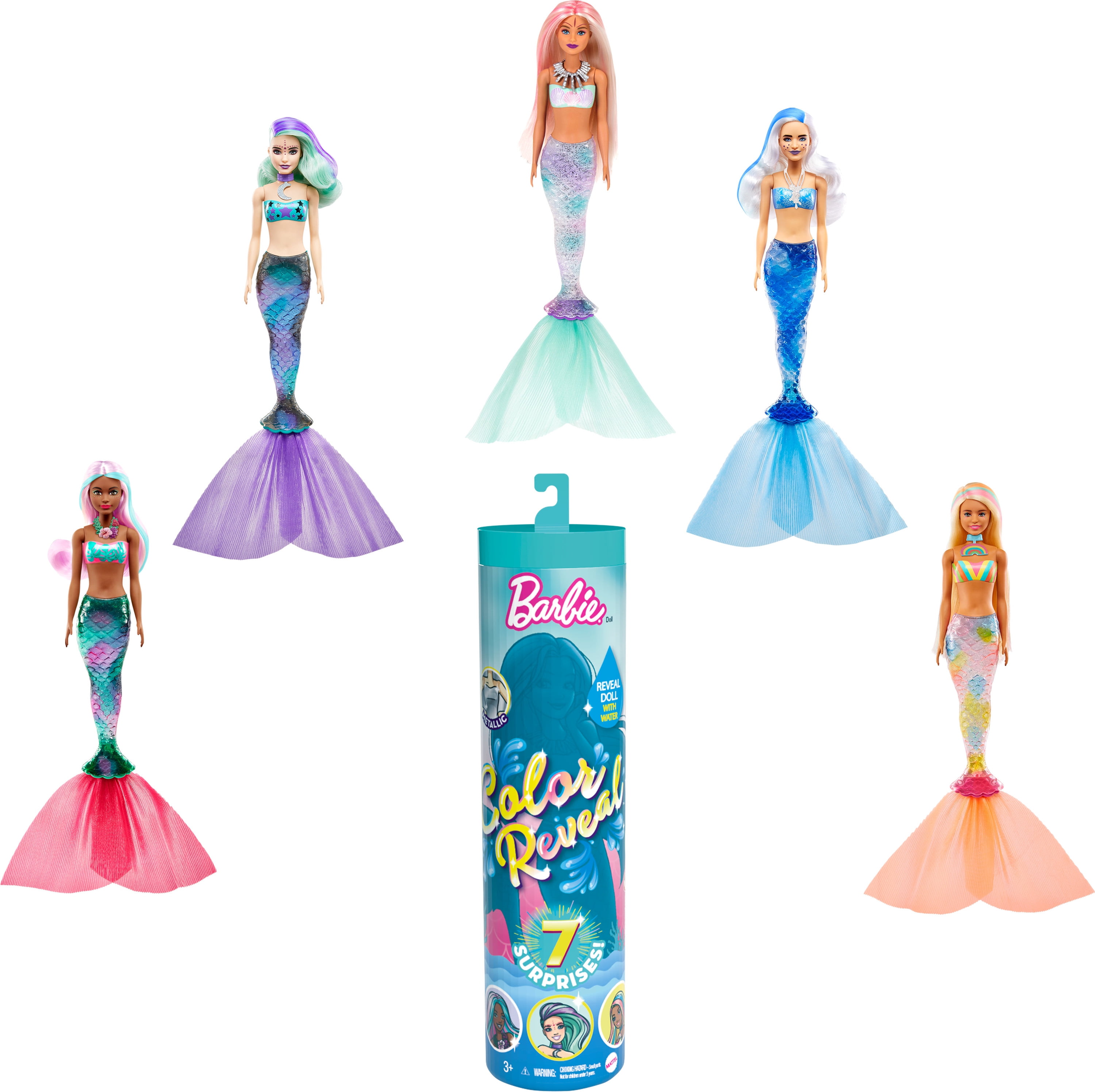 Barbie Day-to-Night Color Reveal Doll with 25 Surprises - Walmart.com