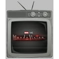 thumbnail image 2 of Women's Marvel WandaVision TV Logo  Graphic Tee Athletic Heather 2X Large, 2 of 4