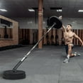 thumbnail image 6 of BalanceFrom T-Bar Landmine Row Attachment – 360° Swivel Olympic 2" Barbell Insert | Home-Gym Back/Core Trainer, Heavy-Steel, Easy Setup, 6 of 9