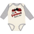 thumbnail image 3 of Inktastic My Grandma Loves Me with Cute Ladybugs Boys or Girls Long Sleeve Baby Bodysuit, 3 of 5