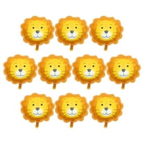 Niceauty Adorable Lion Foil Balloon Clear Pattern for Vibrant Party Decorations