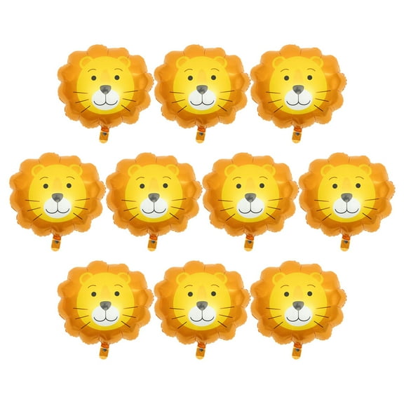 Niceauty Adorable Lion Foil Balloon Clear Pattern for Vibrant Party Decorations