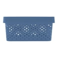 thumbnail image 2 of Caja con Tapa 4.5 Litros Plastic Trends Modelo Paris Color Azul Plumbago, 2 of 4