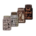thumbnail image 2 of 2026 Coffee Bar Decor Set of 4,Farmhouse Kitchen Decor Wooden Coffee Sign,Vintage Rustic Kitchen Wall Decor for Kitchen Home Living Room, 2 of 7