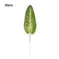 thumbnail image 4 of Injueey 20 bolsas de decoraciones para árboles de gatos verdes hechas fácilmente con hojas de sandía simuladas, ambiente para mascotas que Type3 NO3, 4 of 6