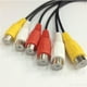 thumbnail image 4 of 3 6 RCA Divisor de Enchufe Audio Video AV Adaptador, 4 of 8