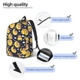 thumbnail image 5 of Balery Moon Bear Vintage Canvas Backpack for Men and Women - Large Capacity, Durable Travel Laptop Bag for School, Work, Hiking, and Outdoor Activities, 5 of 7
