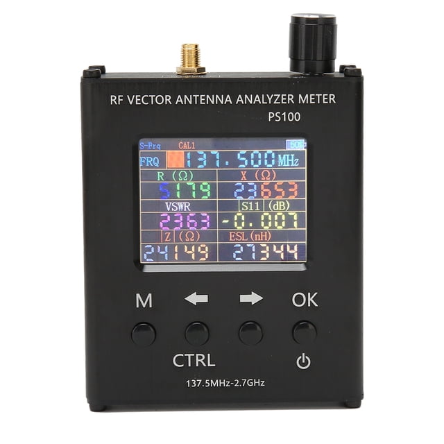 Analizador vectorial UV RF medición de un solo punto Apagado Auto Guardar Información del sistema del analizador de antena 1375 MHz-27 GHz para exteriores