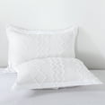 thumbnail image 4 of JML 3 Piece Queen Comforter Set With Pillow Shams, Microfiber Geometric Comforter, White, 4 of 7