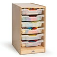 thumbnail image 2 of Whitney Bros WB7004 Clear Tray Quad Storage Cabinet, 2 of 2