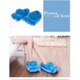 thumbnail image 5 of Zapatillas de felpa de dibujos animados, divertidas zapatillas de pata de oso para hombres, pareja, dormitorio, casa, zapatos de invierno, azul, 5 of 5