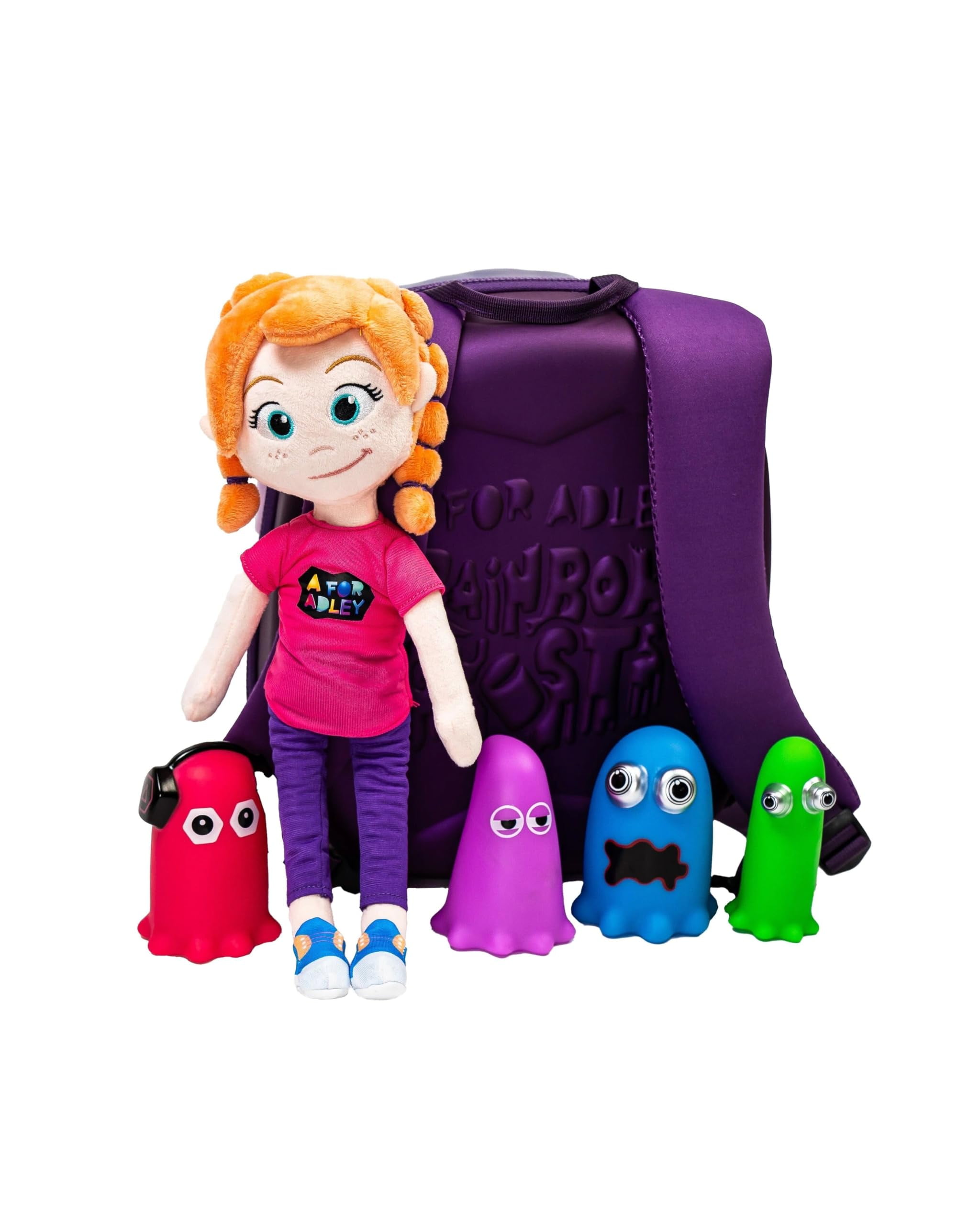 A FOR ADLEY Portal Escape Doll and Backpack Complete with All Four Rainbow Ghosts a Must Have for Your Adley Reimagining