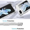 thumbnail image 5 of for Samsung Galaxy Z Flip 5 Case Crystal Gradient Clear Luxury Elegant Magnetic Case [Support for Magsafe] Camera Protector Soft TPU Shockproof Protective Galaxy Z Flip 5 Case -Black, 5 of 12
