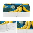 thumbnail image 4 of Banana PU Leather Jewelry Display Organizer Box Display Case Portable Earring Holder with Removable Compartment, 4 of 6