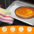 thumbnail image 3 of FUYGRCJ 2PCS Toaster Oven Pan, 10.43x8.07x0.98inch Baking Sheet Multipurpose Toaster Oven Tray, 304 Stainless Steel for Commercial and Home Baking, 3 of 10