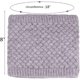 thumbnail image 4 of Women Winter Neck Warmer Gaiter Double-layer Soft Fleece Lined Thick Knit Circle Scarf Windproof, 4 of 5