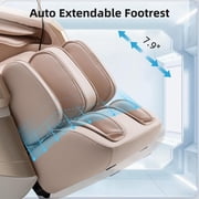 MassaMAX 4D Massage Chair, OTA Update & Electric Extendable Footrest, Zero Gravity, With Touch Screen, Quick Access Buttons