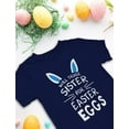 thumbnail image 5 of Tstars Boys Unisex Easter Holiday Shirts Trade Sister for Easter Eggs Siblings Happy Easter Party Shirts Humor Funny Easter Gifts for Boy Youth Gift for Kids T-Shirt, 5 of 6